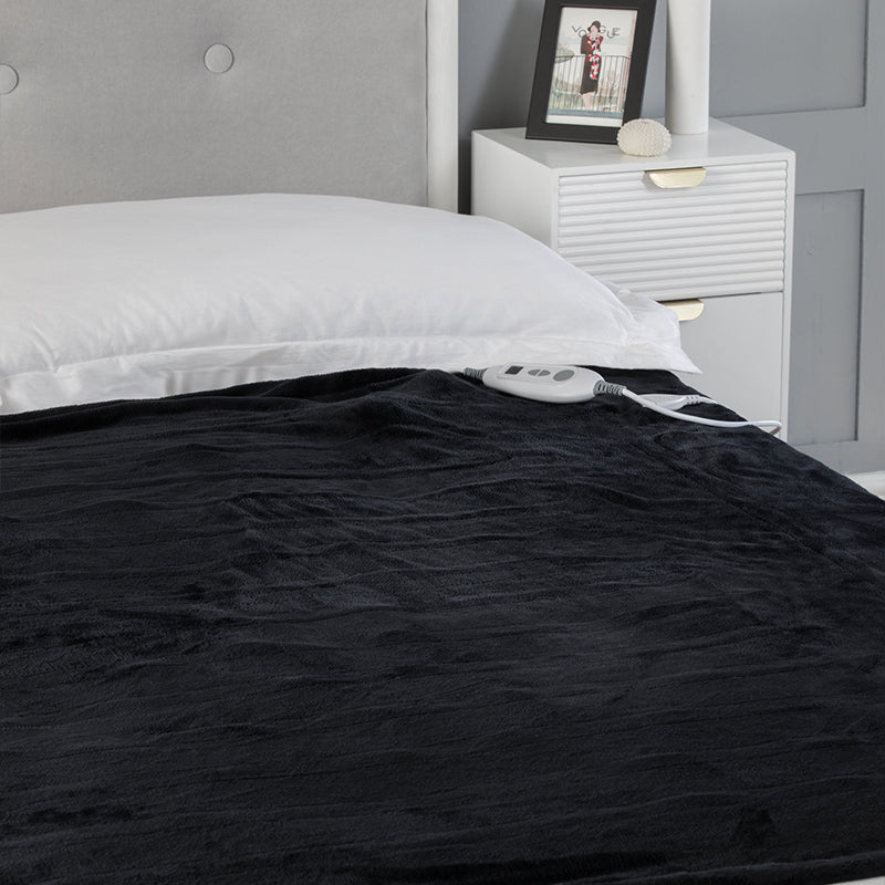 Electric Heated Over Blanket Throw 6 Heat Settings Machine Washable Soft Touch