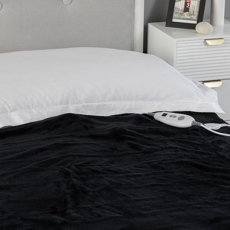 Electric Heated Over Blanket Throw 6 Heat Settings Machine Washable Soft Touch