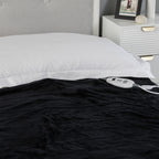 Electric Heated Over Blanket Throw 6 Heat Settings Machine Washable Soft Touch
