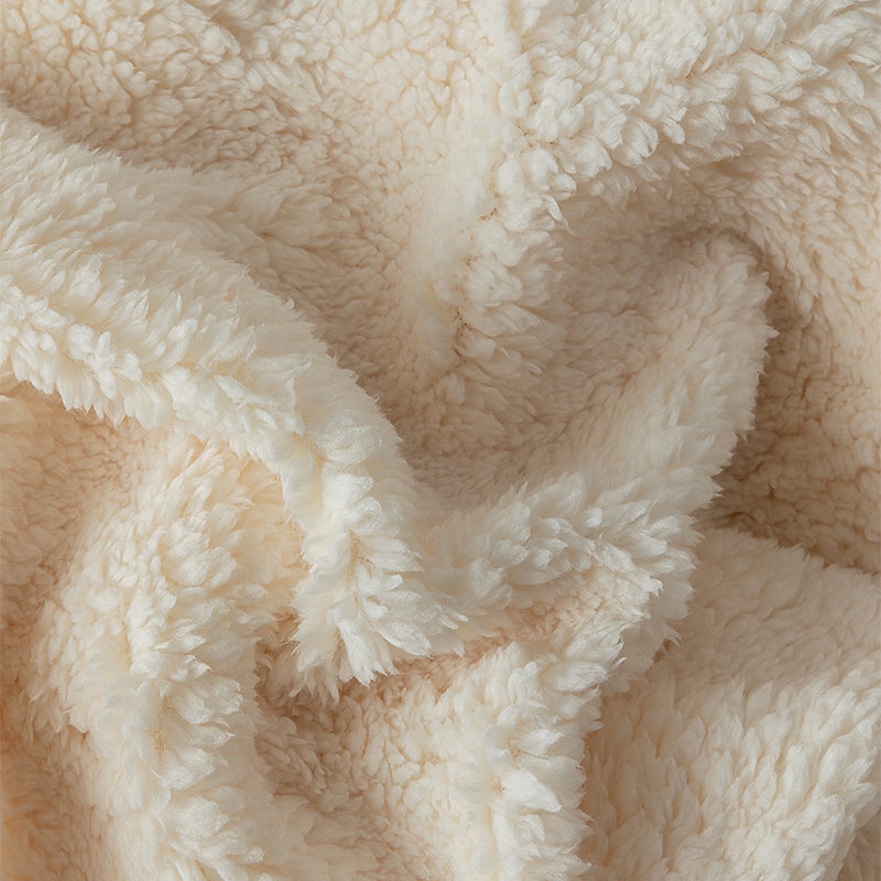 Super Soft Teddy Fitted Mattress Protector Underblanket Fitted Sheet Cover