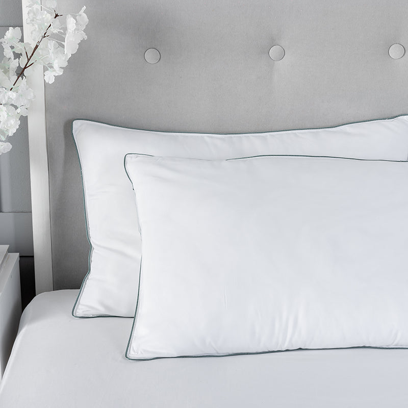 Amy – Microfibre Side Sleepers Square Edge Box Pillow