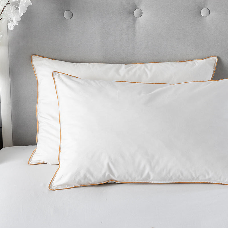 Luxury Goose Feather And Down Pillow (Pair)