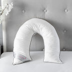 V Shape Duck Feather - Pregnancy Pillow