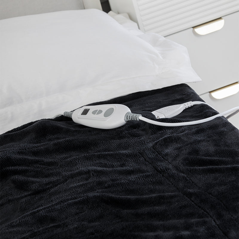 Electric Heated Over Blanket Throw 6 Heat Settings Machine Washable Soft Touch