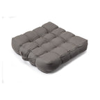Quilted 9 Button Seat Pad Cushion Booster 100% Cotton Cover 45cm Square