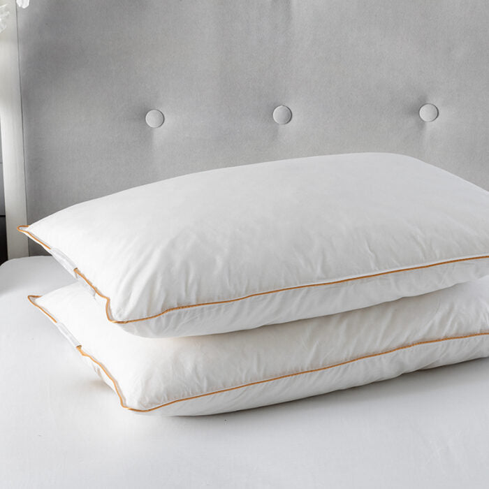 Luxury Goose Feather And Down Pillow (Pair)