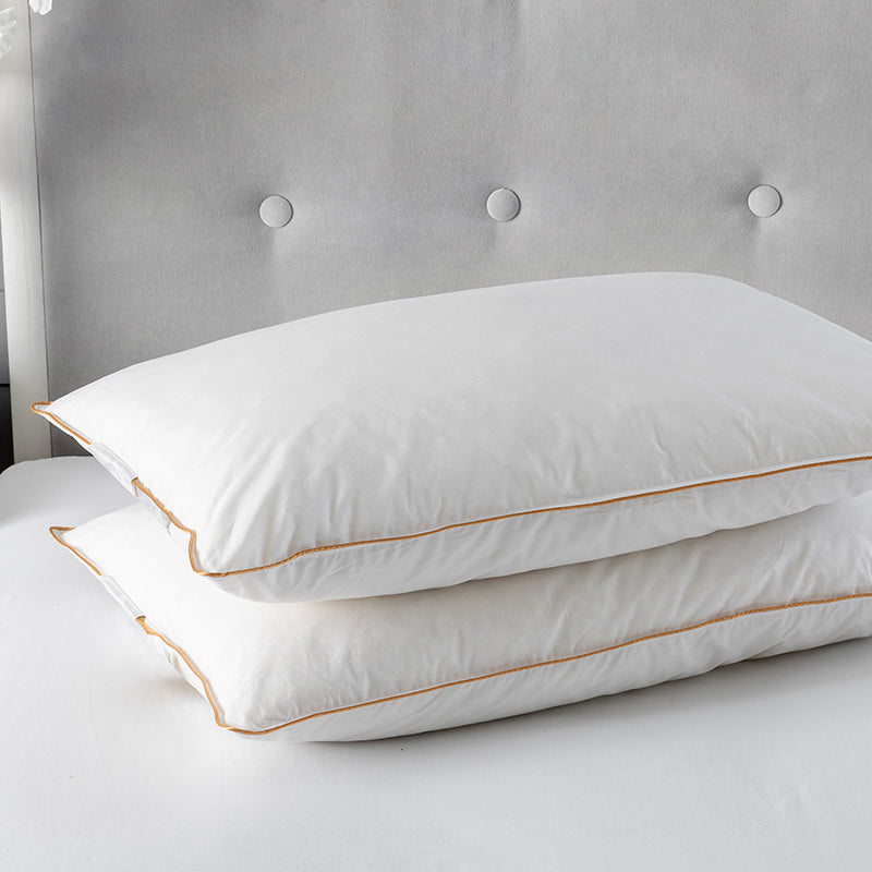 Luxury Goose Feather And Down Pillow (Pair)