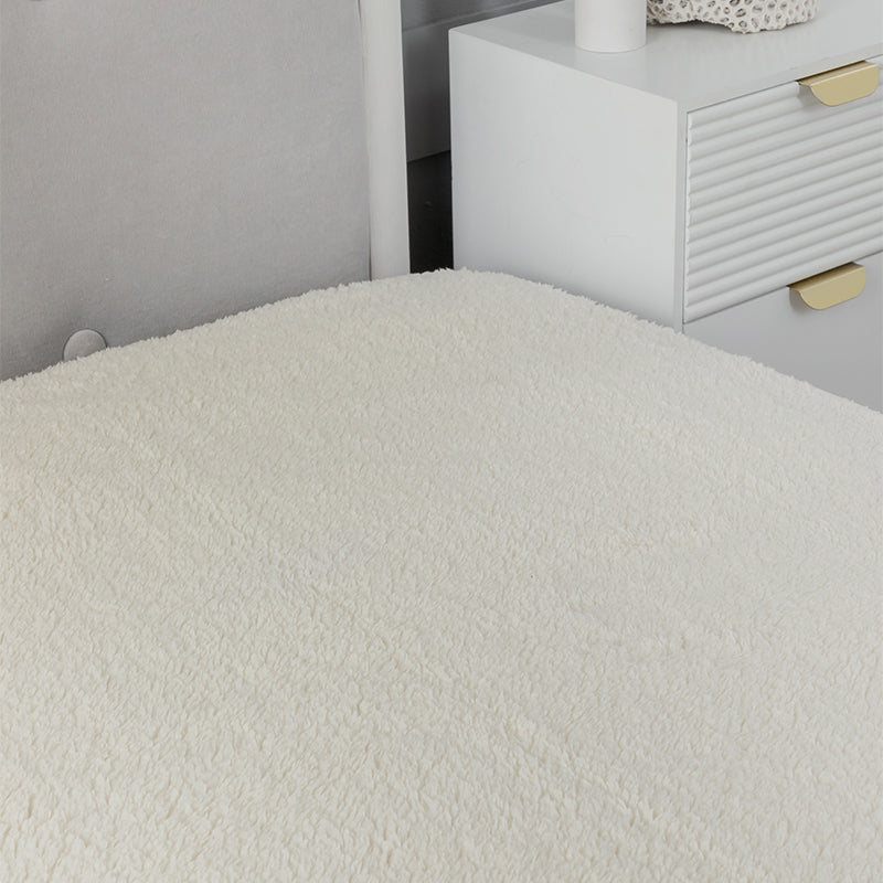 Super Soft Teddy Fitted Mattress Protector Underblanket Fitted Sheet Cover