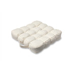 Quilted 9 Button Seat Pad Cushion Booster 100% Cotton Cover 45cm Square