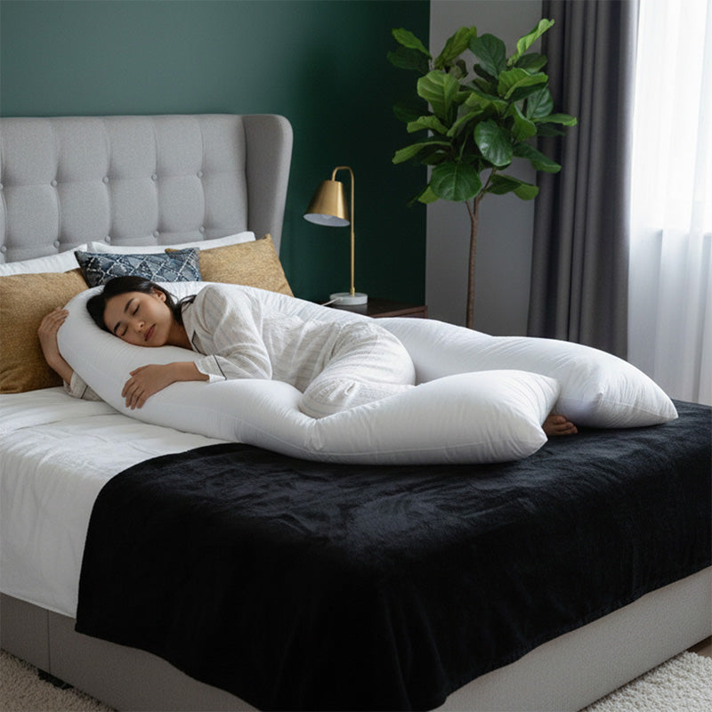 9ft U Shaped Pregnancy Body Pillow Full Body Maternity Support for Back Hips Neck Pain Relief