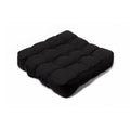 Quilted 9 Button Seat Pad Cushion Booster 100% Cotton Cover 45cm Square