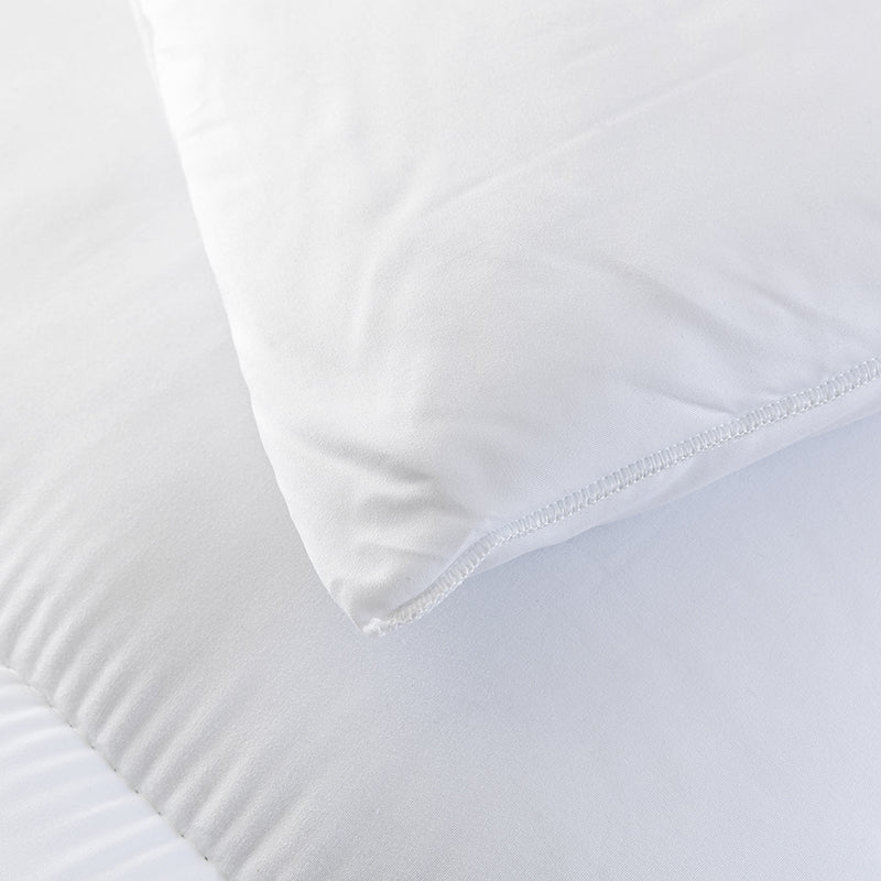 Microfibre Soft Like Down Duvet + 2 Pillows Non Allergenic Hollow Filling