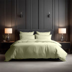 Luxury 400TC Cotton Sateen Hotel Quality Duvet Cover And Pillowcases Set Bed Linen