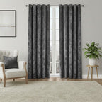 Crushed Velvet Eyelet Curtains Luxurious Finish for Contemporary Homes