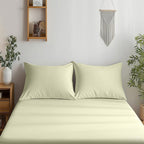 Luxury 400TC Sateen Cotton Housewife Pillowcase Pair Hotel Quality Envelope Closing