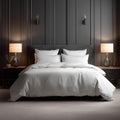 Luxury 400TC Cotton Sateen Hotel Quality Duvet Cover And Pillowcases Set Bed Linen
