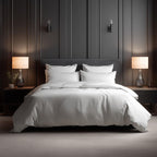 Luxury 400TC Cotton Sateen Hotel Quality Duvet Cover And Pillowcases Set Bed Linen