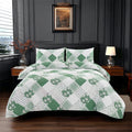 Duvet Cover And Pillowcase Set Floral Patchwork Design Polycotton Bed Linen