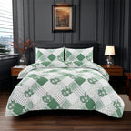 Duvet Cover And Pillowcase Set Floral Patchwork Design Polycotton Bed Linen