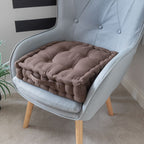 Seat Pad Cushion Booster 100% Cotton Cover 45cm Square