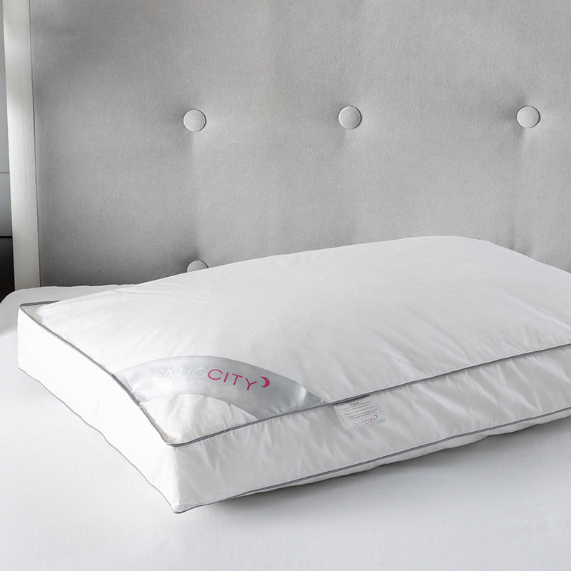 Luxury Duck Feather and Down Side Sleeper Box Pillow