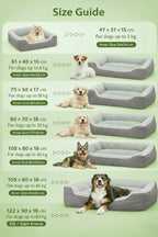 Plush Waterproof Sofa Dog Cat Bed Basket Soft Fleece Pet Bed 6 Sizes