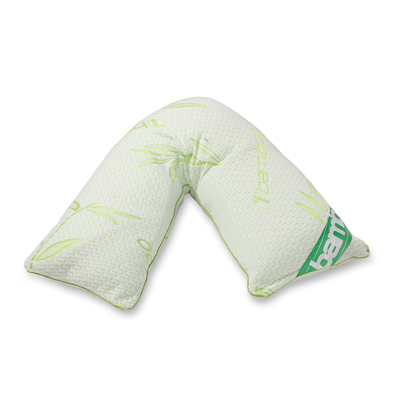 Bamboo Memory Foam Pregnancy V Shape Pillow