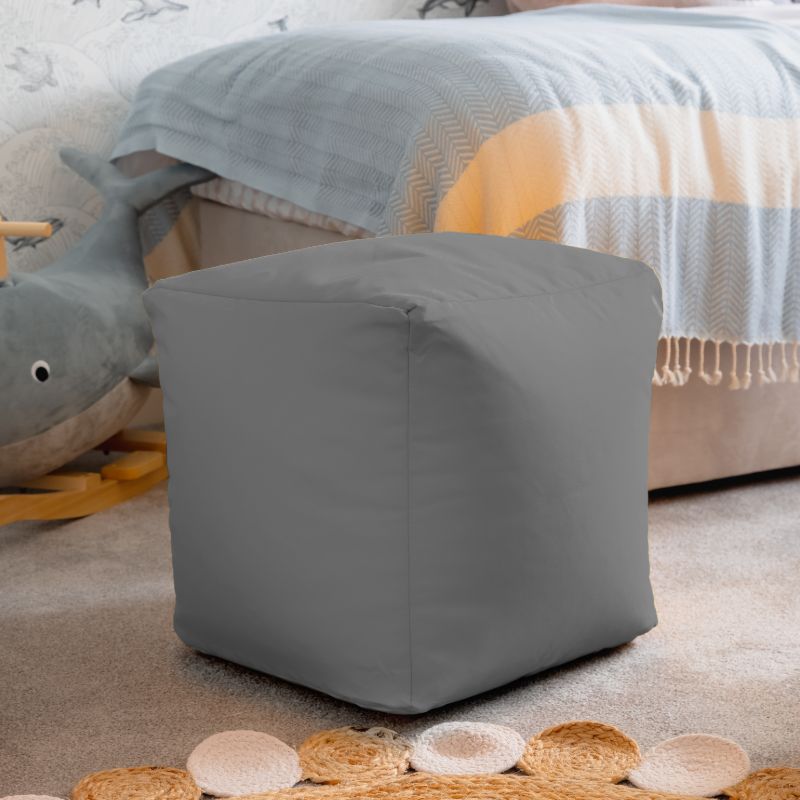 Waterproof Cube Indoor Outdoor Bean Bag Foot Stool Pouffe