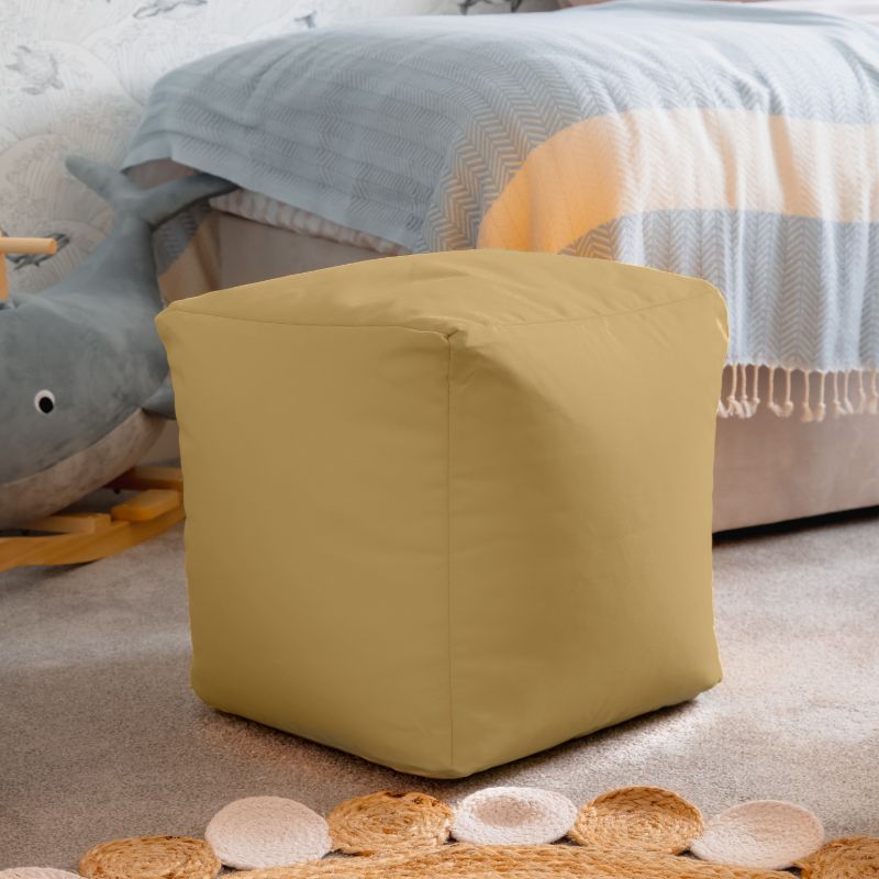 Waterproof Cube Indoor Outdoor Bean Bag Foot Stool Pouffe