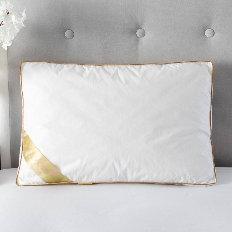 Luxury Goose Feather and Down Side Sleeper Box Pillow
