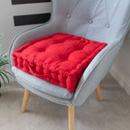 Seat Pad Cushion Booster 100% Cotton Cover 45cm Square