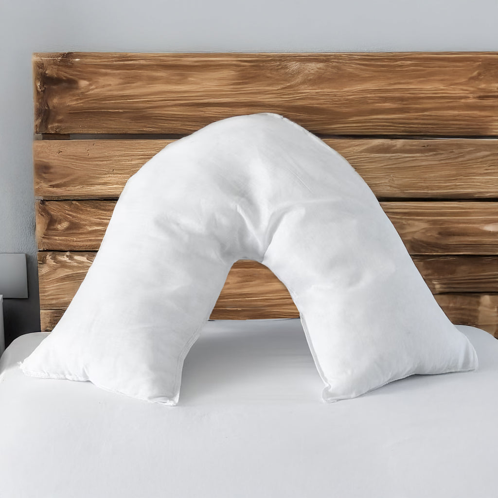 Microfibre Soft Touch V Shape Plain Dyed Pillowcase