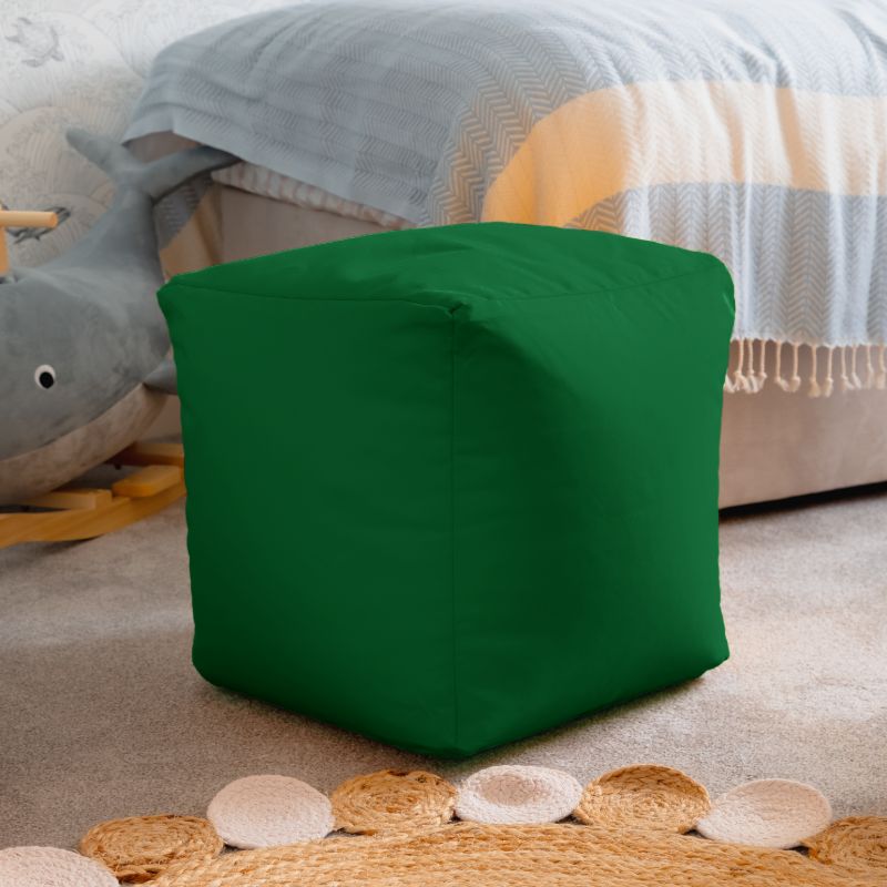 Waterproof Cube Indoor Outdoor Bean Bag Foot Stool Pouffe