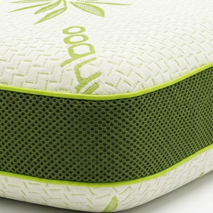 Bamboo Orthopaedic Memory Foam Pillow with Air Mesh Sides Neck Support