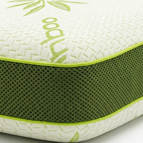 Bamboo Orthopaedic Memory Foam Pillow with Air Mesh Sides Neck Support