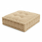 Teddy Fabric Square Booster Cushion Soft Seat Riser Pad for Dining Chair