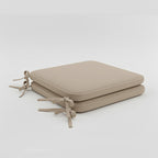 Foam Seat Pad with Ties Pack of 2 Comfortable Chair Cushion for Dining, Kitchen Garden Seating