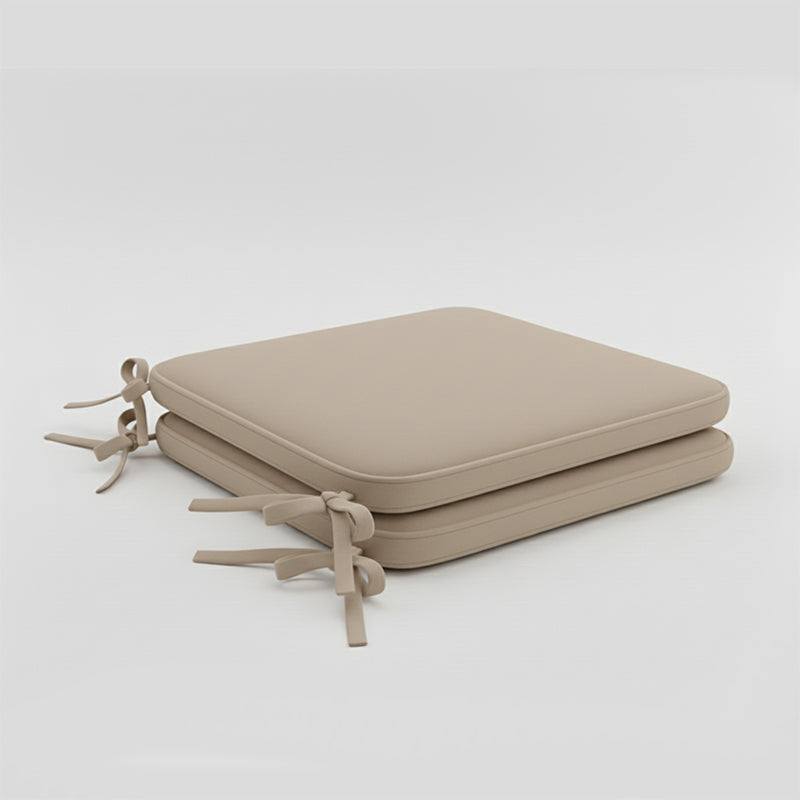 Foam Seat Pad with Ties Pack of 2 Comfortable Chair Cushion for Dining, Kitchen Garden Seating