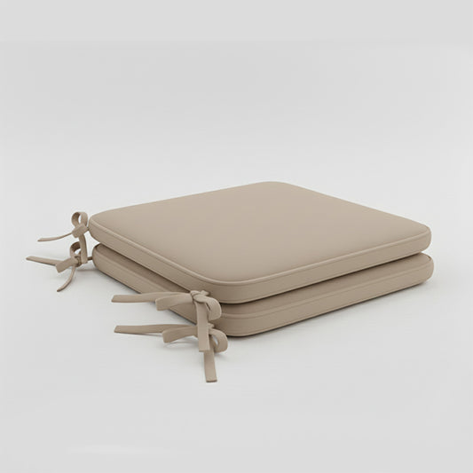 Foam Seat Pad with Ties Pack of 2 Comfortable Chair Cushion for Dining, Kitchen Garden Seating