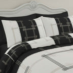 Patchwork Duvet Cover Set Vintage Style Bedding Matching Pillowcases
