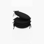 Waterproof Round Foam Seat Pad with Ties Pack of 4 Chair Cushion Seating