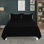 Easy Care Flat Bed Sheet Polycotton Durable Low Maintenance Bedding