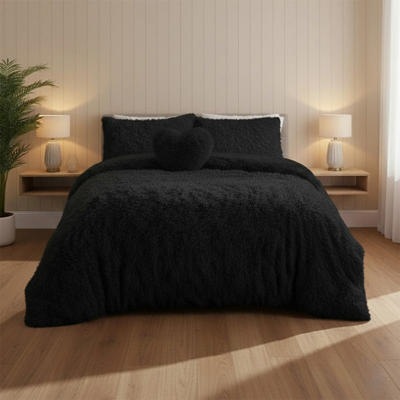 Super Fluffy Duvet Cover Ultra Soft, Cloud-Like Comfort Snug Sleep