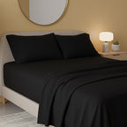 Flannelette Flat Sheet Soft Brushed Cotton Bedding for Warmth Comfort