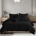 Plain Dyed Easy Care Polycotton Duvet Cover And Pillowcases Set Bed Linen