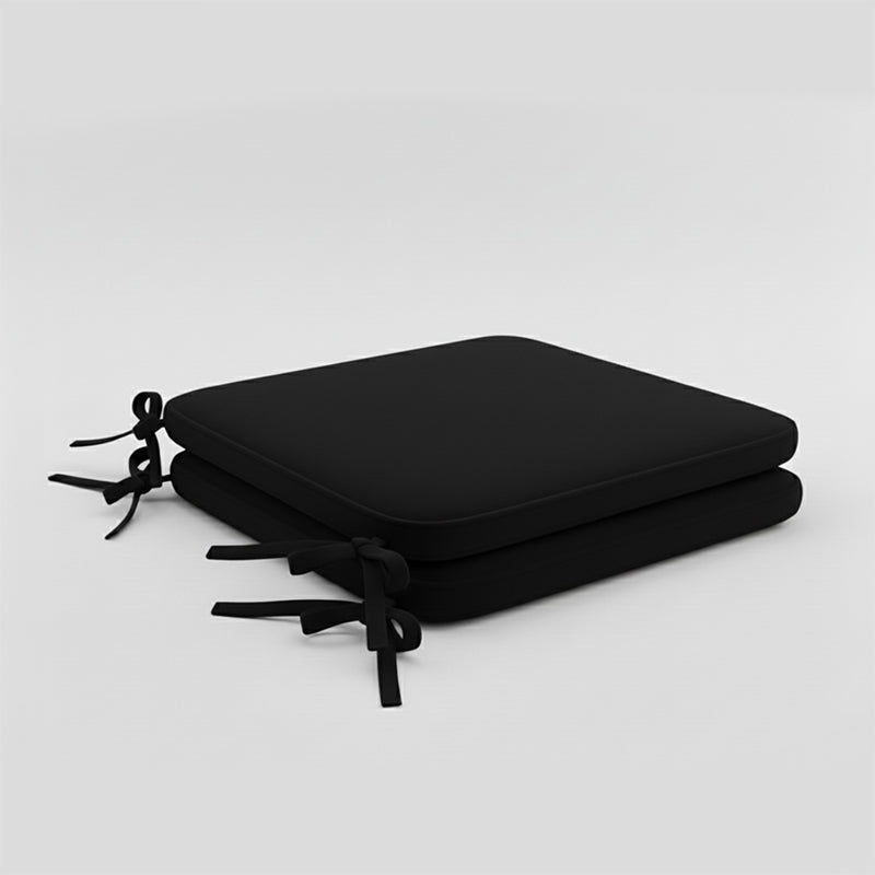 Foam Seat Pad with Ties Pack of 2 Comfortable Chair Cushion for Dining, Kitchen Garden Seating