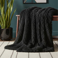 Cuddly Extra Fluffy Throw Ultra Soft Plush Blanket for Sofa Bed Home Decor