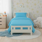 Flannelette Cotton Cot Bed Duvet Cover Set Brushed Warm Bedding Set