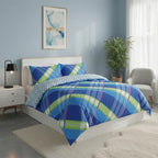 Modern Reversible Duvet Cover Stylish Geometric Pattern Bedding for Bedroom