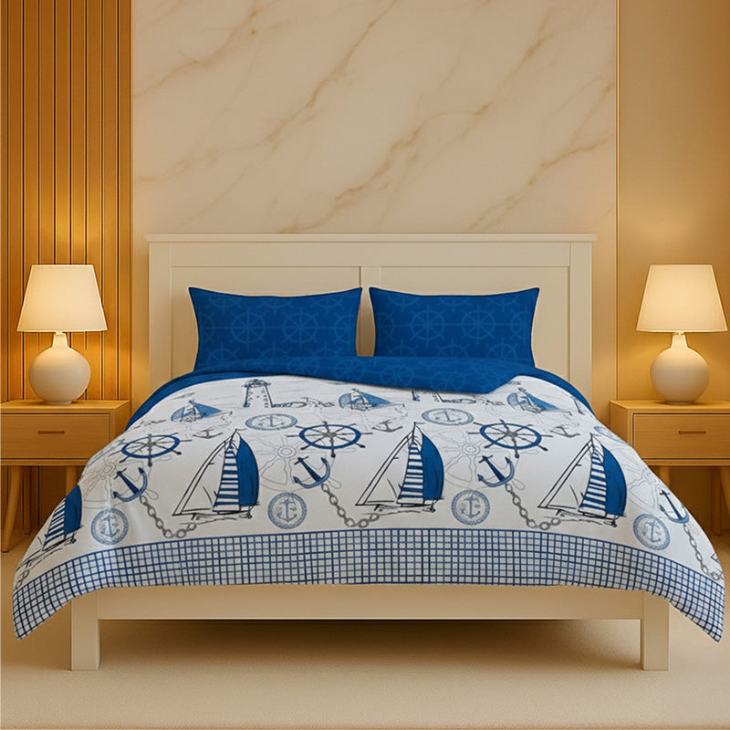 Pirate Duvet Cover Set Adventure Themed Bedding with Pillowcases